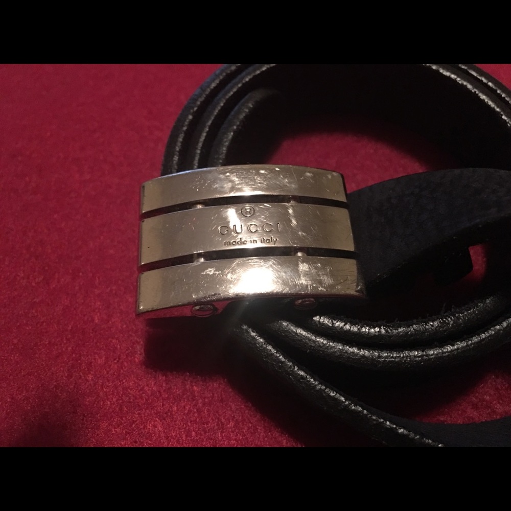 Authentic Gucci Navy Blue Boys Belt